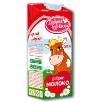 Добрая Буренка - Молоко ультрапастеризованное 3,2%.
