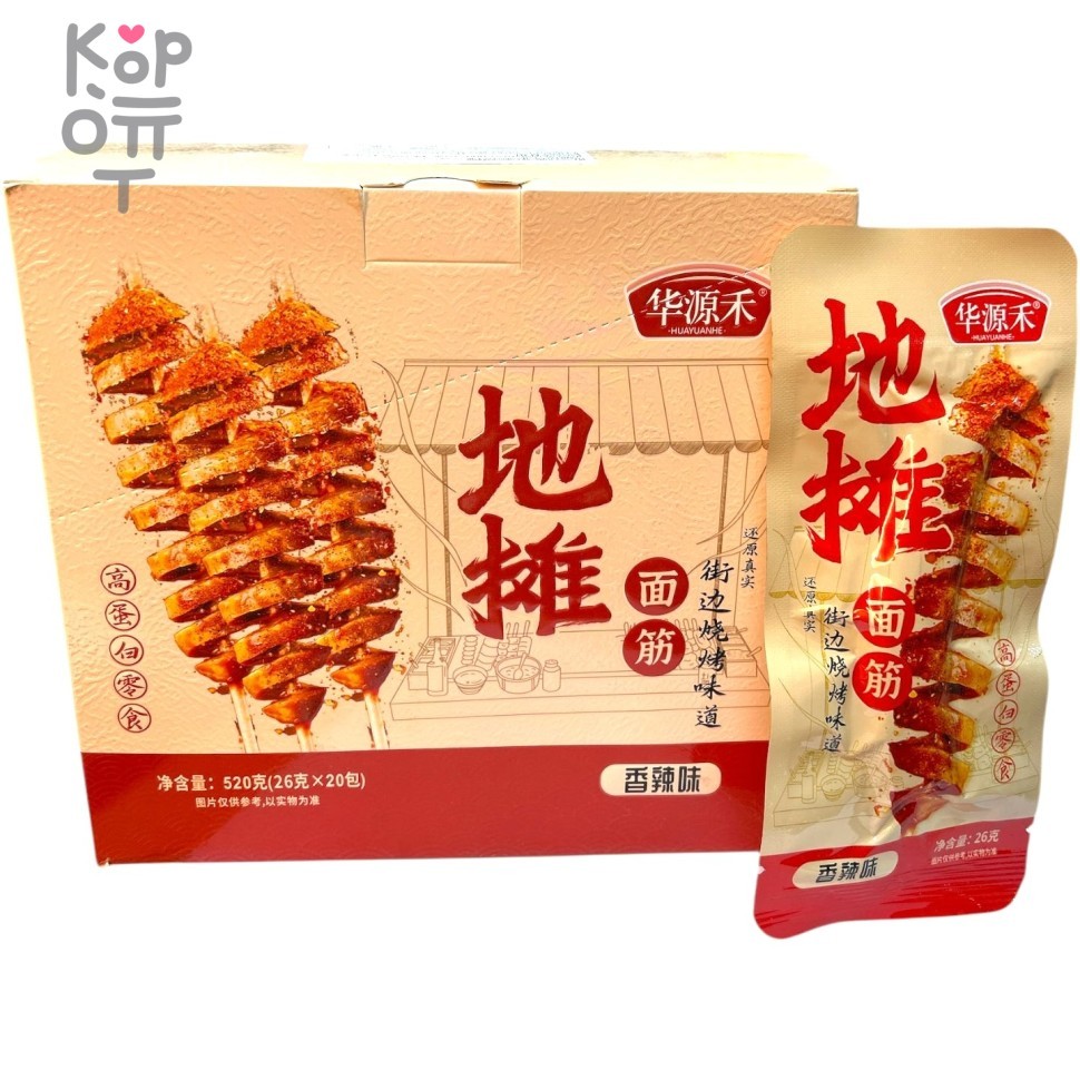 Снек HuaYuanhe Food - Такой давно знакомый вкус пряной говядины на гриле, 26гр., купить с доставкой на дом фото 1 — Корейские товары для всей семьи(КорОпт)