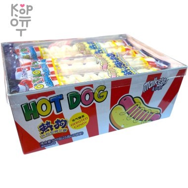 Маршмеллоу HotDog - Фруктовый микс (Апельсин и Клубника) &mdash; Корейские товары для всей семьи(КорОпт)