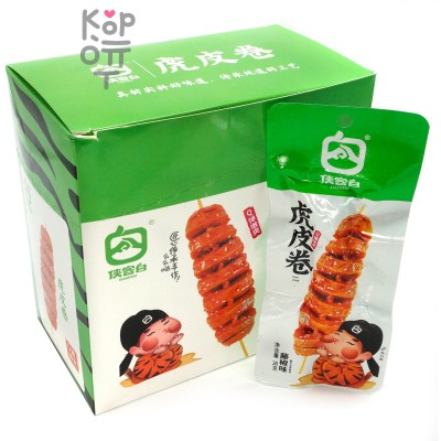 Снек Xiakebai Hu Pi Juan - Рулет из кожи Тигра, со вкусом Виноградного перца, 28гр.