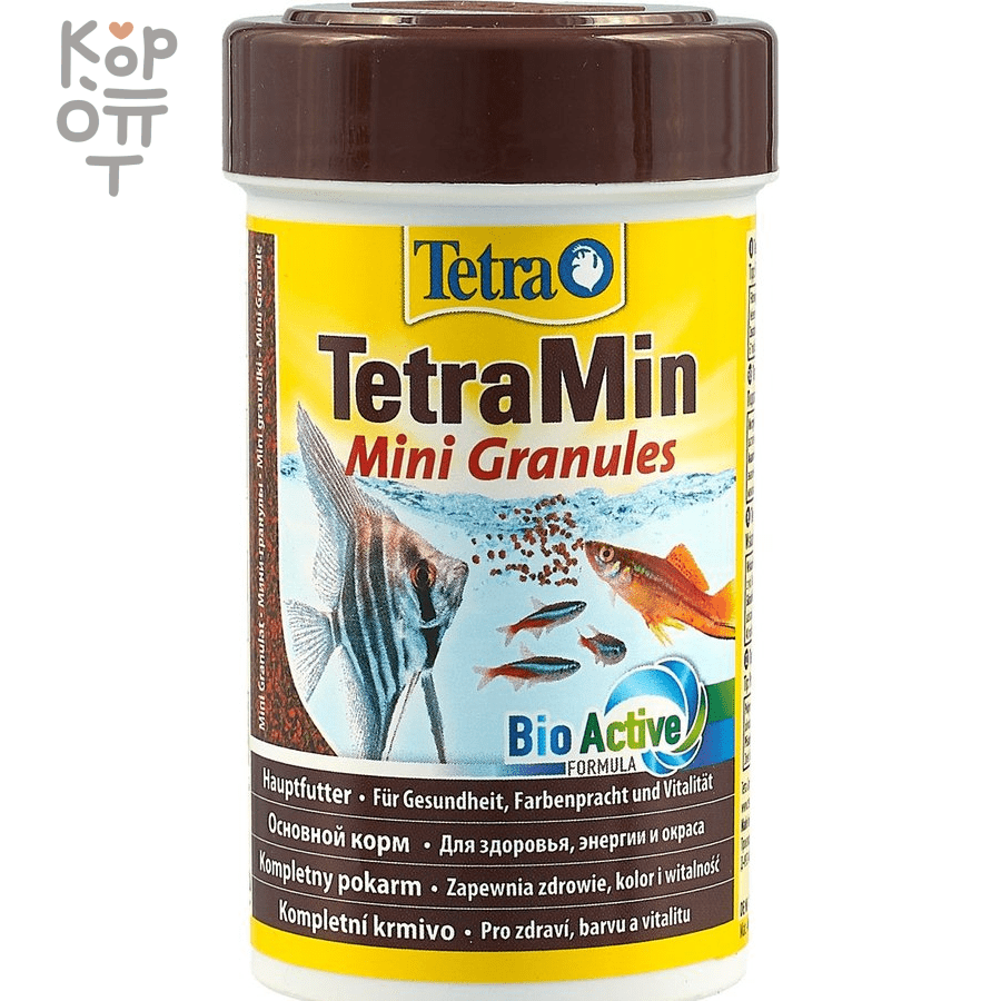 TetraMin Mini Granules корм в mini гранулах для молодых и мелких рыб 100 мл, купить с доставкой на дом фото 1 &mdash; Корейские товары для всей семьи(КорОпт)