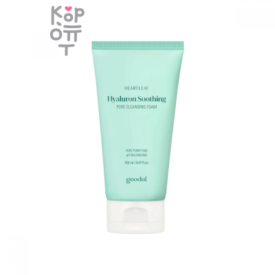 GOODAL Houttuynia Cordata Hyaluron Soothing Pore Cleansing Foam - Успокаивающая пенка для очищения пор  150мл.