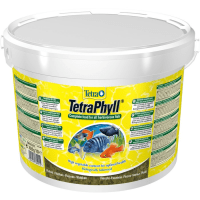 TetraPhyll корм для всех видов рыб растительные хлопья 10л. (ведро)