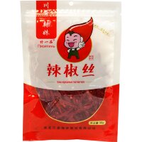Красный перец Lao Jiao Si продольной нарезки, 30гр.