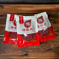 Красный перец Lao Jiao Si продольной нарезки, 30гр.