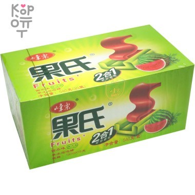 Жевательная резинка Fruit Jelly Bubble Gum Sandwich со вкусом Арбуза — Корейские товары для всей семьи(КорОпт)