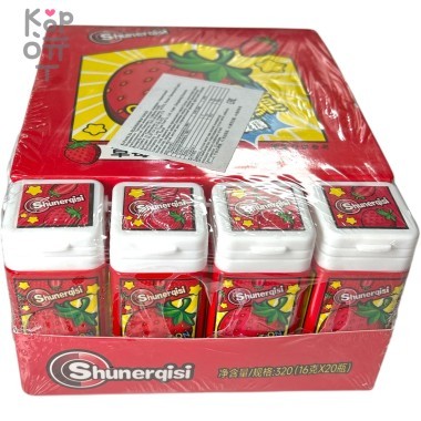 Хрустящая жевательная резинка Jin Fresh сэндвич со вкусом Клубники — Корейские товары для всей семьи(КорОпт)