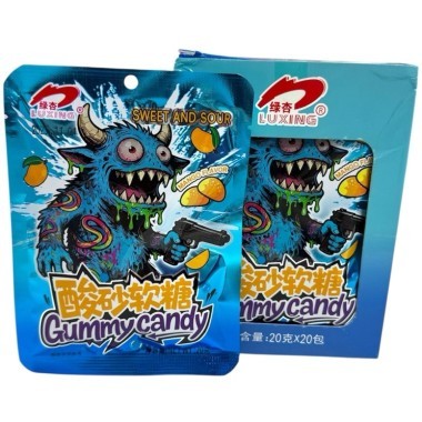 Кислая карамель LuXing Acid Sour Candy - кислота со вкусом Манго &mdash; Корейские товары для всей семьи(КорОпт)