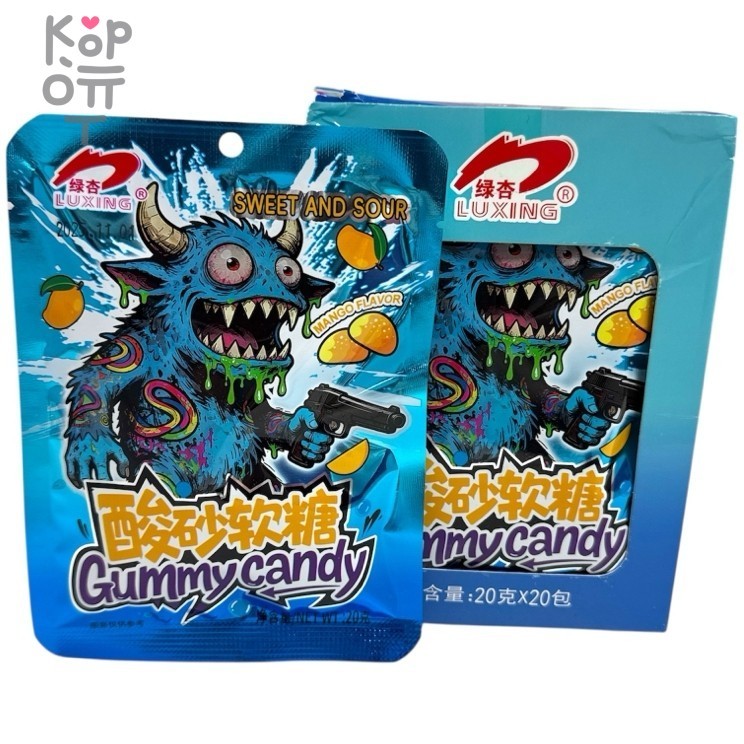 Кислая карамель LuXing Acid Sour Candy - кислота со вкусом Манго, купить с доставкой на дом фото 1 &mdash; Корейские товары для всей семьи(КорОпт)