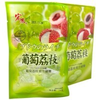 Карамель HongYuan Фруктовая волна, Личи и Виноград