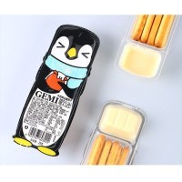 Печенье Cengreat Gemi Dipping Sauce Cookie Bars Kids Finger Biscuits - Бисквитное печенье Пингвины с нежным соусом, 28гр.