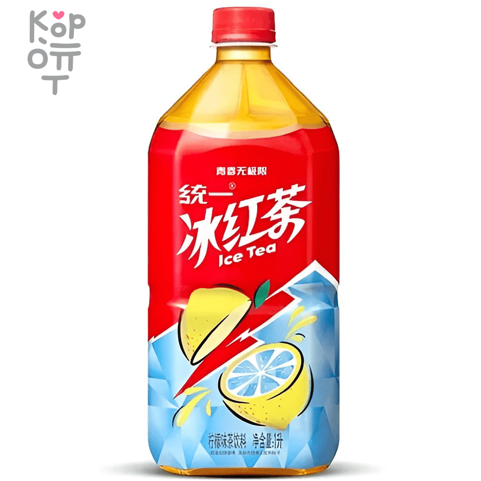 Напиток UNIF Red Ice Lemon Tea - Ледяной Черный чай со вкусом лимона, 1л., купить с доставкой на дом фото 1 &mdash; Корейские товары для всей семьи(КорОпт)