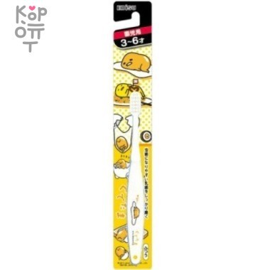 Ebisu Детская зубная щетка &quot;Глазунья&quot; с компактной головкой для самостоятельной чистки зубов (от 3 до 6 лет) — Корейские товары для всей семьи(КорОпт)