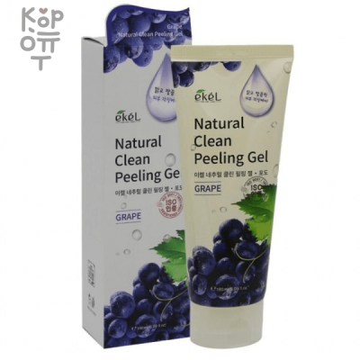 Ekel Grape Natural Clean Peeling Gel - Пилинг-скатка очищающий и освежающий с экстрактом винограда 180 мл