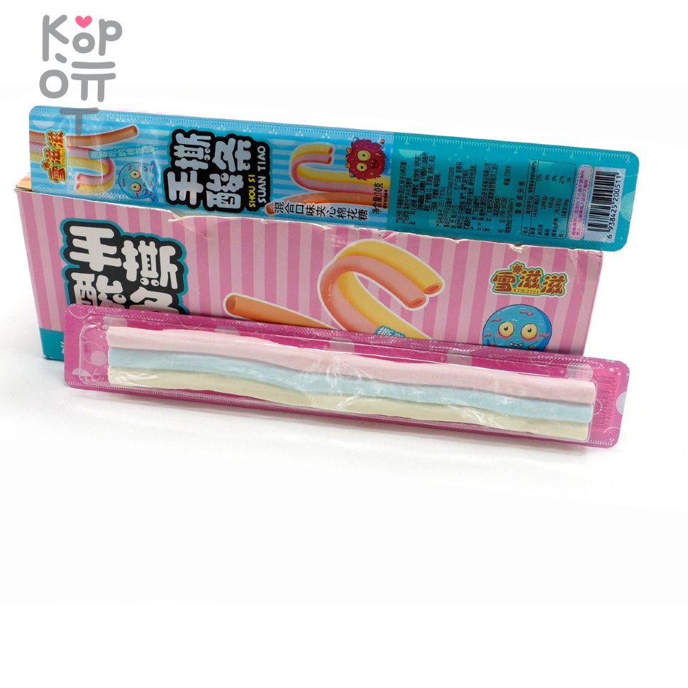 Маршмеллоу Suan Tiao косичка с фруктовым джемом, купить с доставкой на дом фото 1 &mdash; Корейские товары для всей семьи(КорОпт)