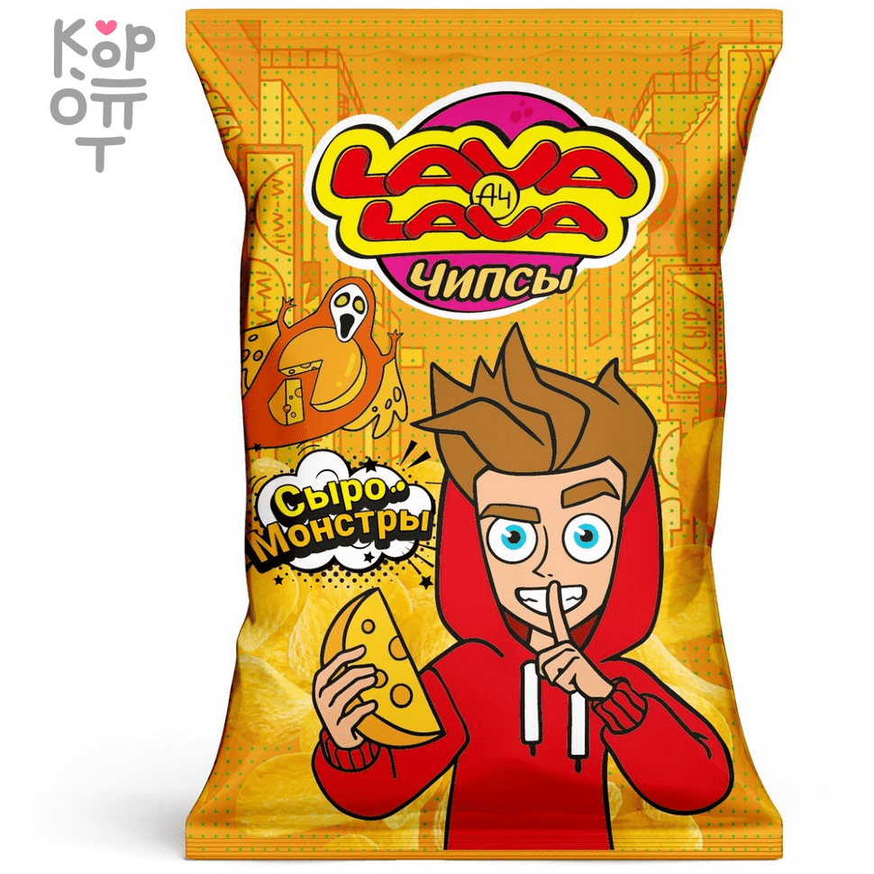 LAVA LAVA Картофельные чипсы 50гр., купить с доставкой на дом фото 1 — Корейские товары для всей семьи(КорОпт)