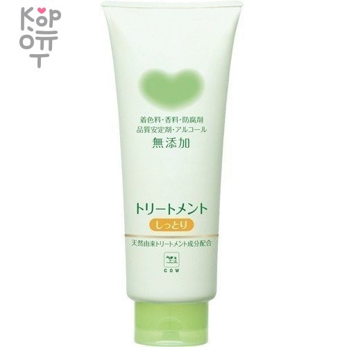 Cow Mutenka Hair Treatment Moist - Маска для нормальных и жирных волос с натуральными ингредиентами без добавок 180гр. фото 1 &mdash; Корейские товары для всей семьи(КорОпт)