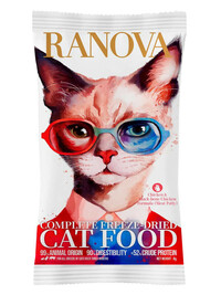 Полнорационный сухой (сублимированный) корм Ranova для кошек с курицей