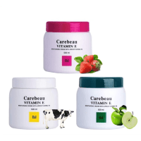 Carebeau Vitamin E & Apricot Kernel Oil Body Cream - Крем для тела с маслом Абрикосовой косточки и Витамином Е 500мл. 