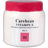 Carebeau Vitamin E & Apricot Kernel Oil Body Cream - Крем для тела с маслом Абрикосовой косточки и Витамином Е 500мл. 