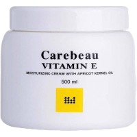 Carebeau Vitamin E & Apricot Kernel Oil Body Cream - Крем для тела с маслом Абрикосовой косточки и Витамином Е 500мл. 