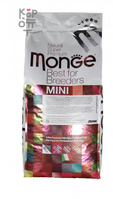 Сухой корм Monge Dog PFB Daily Line Mini Puppy&amp;Junior 30/18 для щенков мелких пород 15кг.