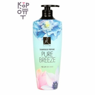 Elastine Shampoo De Perfume Pure Breeze - Парфюмированный шампунь для всех типов волос, 600 мл