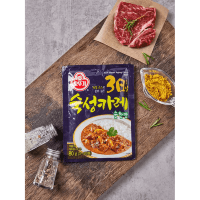 Ottogi 3-Days Aged Rich Flavor Curry Mild - Оттоги Карри 3-дневной выдержки, Мягкое карри с насыщенным вкусом, 100гр.(4 порции)