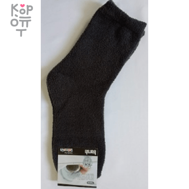 Носочки женские высокие &quot;пенка&quot;, темно-серый, Размер 36-40 — Корейские товары для всей семьи(КорОпт)