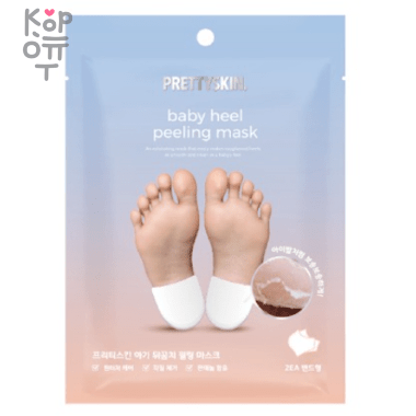 Pretty Skin Baby Heel Peeling Mask - Отшелушивающие пилинг-носочки с экстрактом Ромашки 10мл. — Корейские товары для всей семьи(КорОпт)