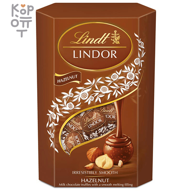 Конфеты Линдор Фундук, Lindt, 200гр., купить с доставкой на дом фото 1 &mdash; Корейские товары для всей семьи(КорОпт)
