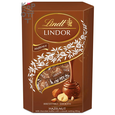 Lindt Конфеты Линдор Фундук, 200 г