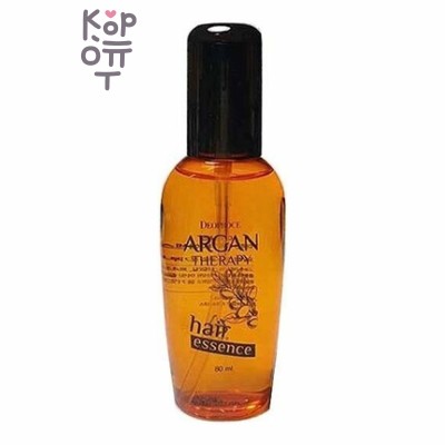 Deoproce Argan Therapy Hair Essence - Эссенция для волос с аргановым маслом, 80 мл