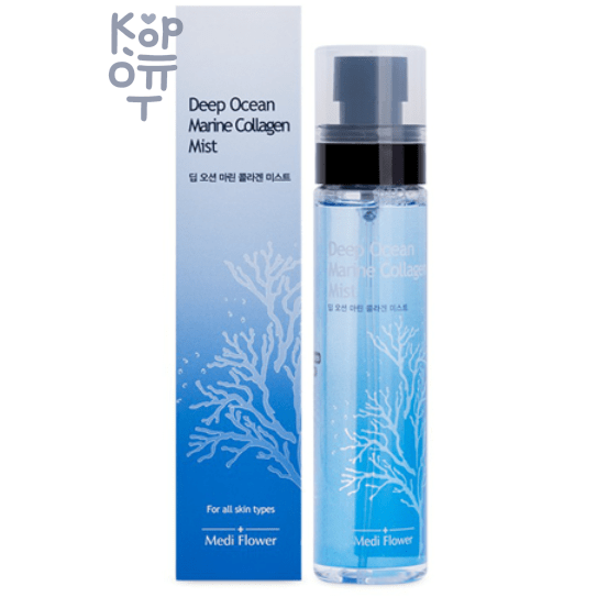 Medi Flower Mist Deep Ocean Collagen - Мист для лица увлажняющий с коллагеном 100 мл