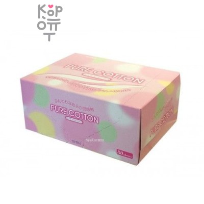 Kyowa Ватные подушечки 5 × 6 см, коробка 80 шт.