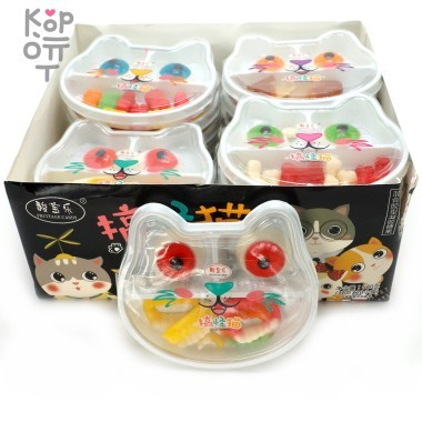 Жевательный мармелад Fruitage Candy Gaoguaimao Кошачьи истории, Фруктовый микс  — Корейские товары для всей семьи(КорОпт)