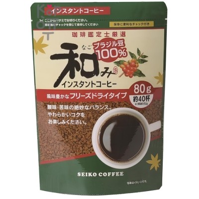 Seiko Coffee Nagomi Freeze-Dry - Кофе растворимый сублимированный 80гр.