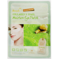 SkinApple Collagen & Snail Moisture Eye Patch - Тканевые патчи с коллагеном и муцином улитки для кожи вокруг глаз 30 шт