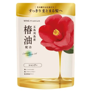 WINS Premium Tsubaki Oil Shampoo - Восстанавливающий шампунь с маслом Камелии 370мл.
