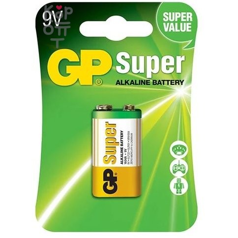 Щелочная батарейка(крона) GP Super Alkaline 1604А-5CR1 9V