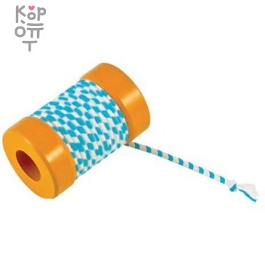 Petstages игрушка для кошек Energize &#039;ОРКА катушка с веревочкой&#039; 6 см — Корейские товары для всей семьи(КорОпт)