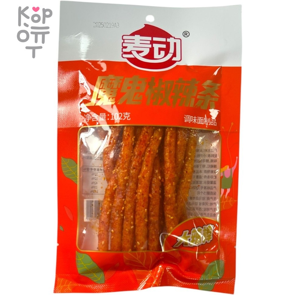 Снэк Maidong Foods Вегетарианский, Чили клуб - Дьявольский перец 102гр., лапша, купить с доставкой на дом фото 1 &mdash; Корейские товары для всей семьи(КорОпт)