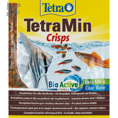 TetraMin Crisps корм-чипсы для всех видов рыб 12 г (sachet) — Корейские товары для всей семьи(КорОпт)