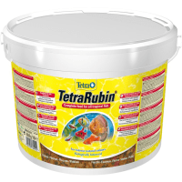 TetraRubin корм в хлопьях для улучшения окраса всех видов рыб 10л. (ведро)