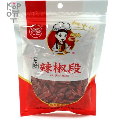 Красный перец Lao Jiao duan крупной нарезки, 30гр. — Корейские товары для всей семьи(КорОпт)