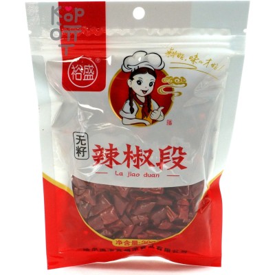 Красный перец Lao Jiao duan крупной нарезки, 30гр.