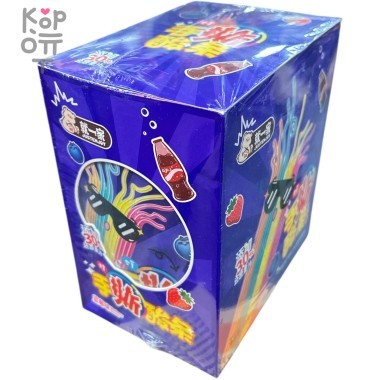 Кислый мармелад JusTenJoy разноцветные полоски со вкусом фруктов — Корейские товары для всей семьи(КорОпт)