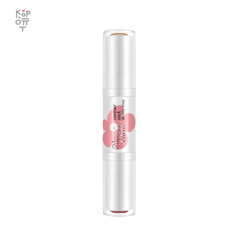 Monic Beauty — Glam&amp;Glow! All Day Stay 01 Двусторонний контуринг в стике, 30 г