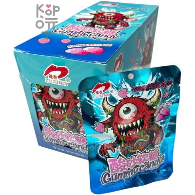 Кислая карамель LuXing Acid Sour Candy - кислота со вкусом Клубники