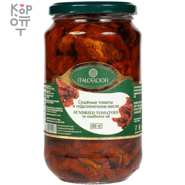 Томаты сушеные в масле ItalCarciofi &mdash; Корейские товары для всей семьи(КорОпт)